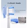 lunakind Electric Toothbrush with AI Smart Display, 4 Modes with