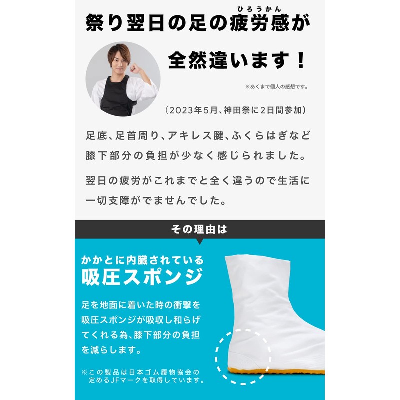 Jog Tabi Socks, 7-Piece Kohaze Underground Tabi, Festival Tabi, Pressure