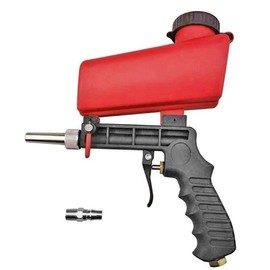 1/4" Air Sandblasting Gun, 90psi Gravity Pneumatic Sand Blaster, Small Sand Blasting Machine for Removing Paint, Stains, Rustproof Surfaces
