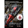 2-in-1 Cordless Pole Saw & Mini Chainsaw with 2 Batteries