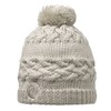Buff Savva Knitted and Full Polar Hat, Cream, Adult