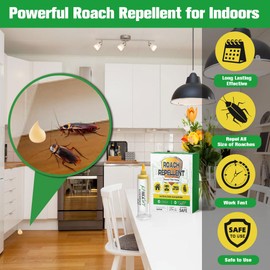 NCSIFDD Roach Repellent, Cockroach Repellents Indoor, Roach Control Outdoor, Roach Deterrent, Pet Safe Cockroach Repeller, Keep Roaches Away, Ready to Use Roach Repellant for Home-4P