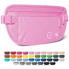 Money Belt for Travel - Security Fanny Pack for Phone, Money, Passport, & More with Anti Theft RFID Protection - Slim Under Clothes Hidden Wallet Holder Bag - Unisex Travel Waist Pouch for Women & Men