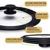 Ydeapi Universal Lids for Pots, Pans & Skillets - Fits