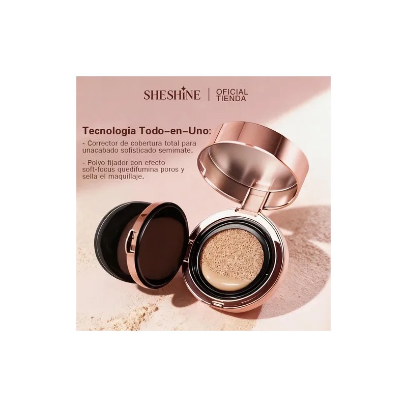 Base De Maquillaje Sheshine Cushion Ss2012 Ligera Y Natural