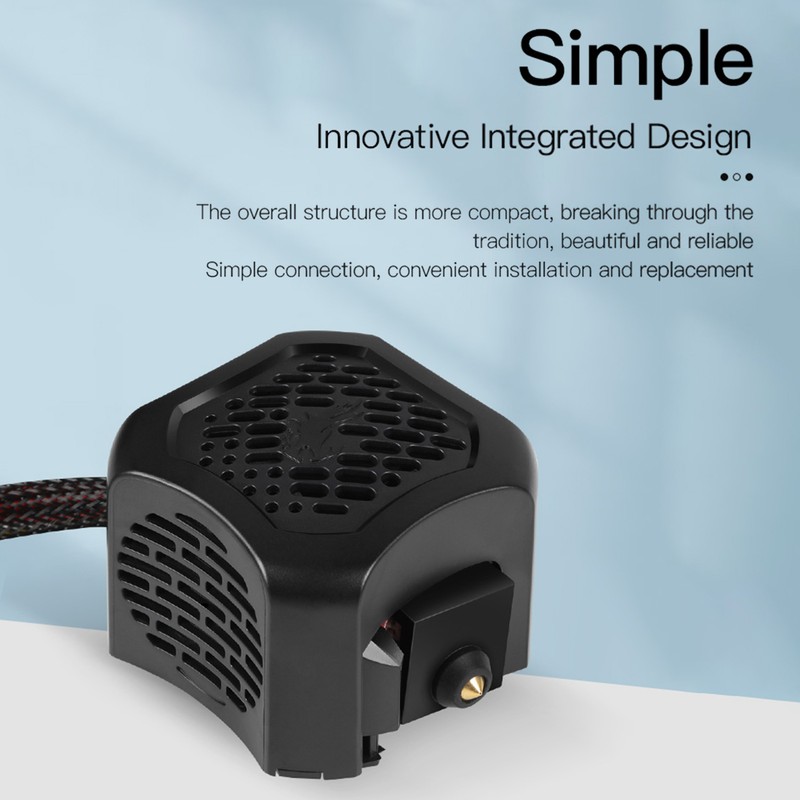 Ender 3 V2 Full Assembled Extruder Kit with Silicone Sock