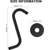 S Shaped Shower Head Riser Pipe, Shower Head Extender Arm