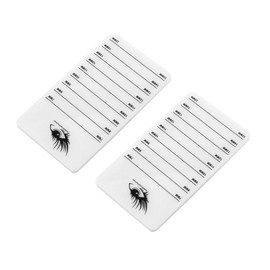 minkissy False Eyelash Grafting Tool 2 Pack Acrylic Lash Display Board Beauty Salon Supply Eyelash Extensions Organizer