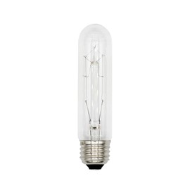 Creative Hobbies® 3090 (Pack of 4) 40T10/CL - 40 Watt T10 Clear Tubular - 120V - Medium (E26) Base - Incandescent Light Bulbs