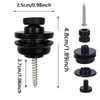 Guitar Strap Lock, Pack of 2 Guitar Strap Buttons Guitar
