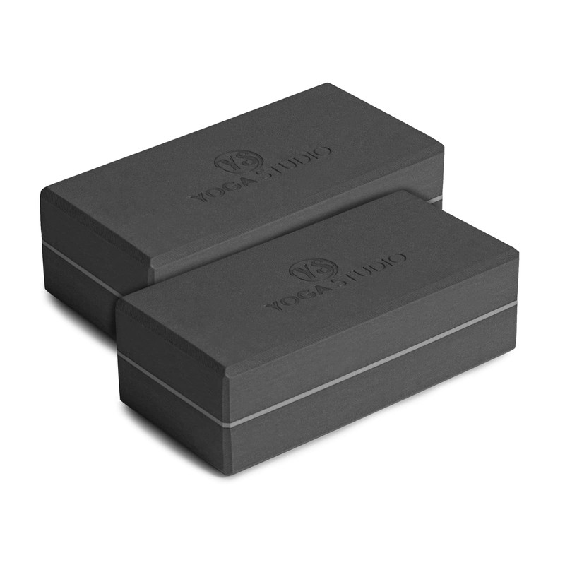 Yoga Studio High Density EVA Foam Yoga Block Twin Pack