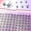 DAODER Wispy Lash Clusters Kit Natural Lash Extension Invisible Clear
