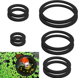 10pcs Fish Feeding Rings, Lightweight Fish Tank Ring, Reusable Aquarium Floating Plant Corral, Floating Plant Corral for Turtles, Goldfish, Peacockfish etc.