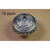 Texas State Seal KNOB SN Western Cabinet Hardware Drawer PULLS Star KNOBS (10)