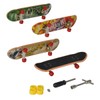 Simba 103306084 Finger Skateboard Set of 4, Finger Toy, Printed,
