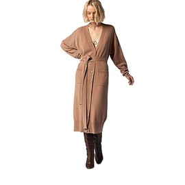 EQUIPMENT Women's Phillipa Cardigan Cashmere Sweater in Camel