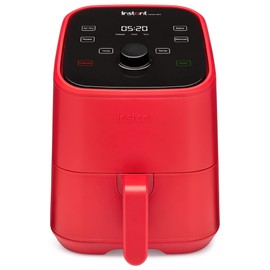 Instant Pot Vortex 2QT Mini Air Fryer, Small Air fryer that Crisps,Reheats,Bakes,Roasts for Quick Easy Meals,Includes over 100 In-App Recipes, is Dishwasher-Safe, from the Makers of Instant Pot, Red