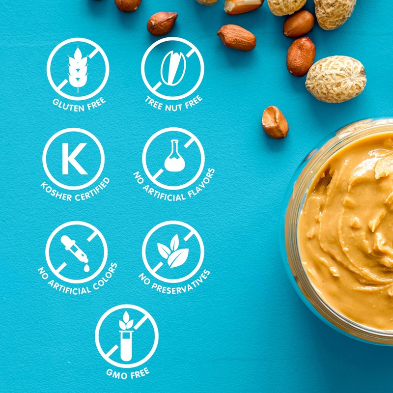 SKIPPY Natural Creamy Peanut Butter Spread Individual Squeeze Packs, 1.15