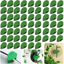 weiclianhp Pack of 40 Plant Clips Wall, Green Plant Holder Wall Clips, Plant Wall Bracket, Trellis Wall, Plant Clips for Climbing Plants for Gardening, Plant Support