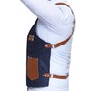 FLAMIA & JABZ Vest Style Apron for professional barber, hairdresser