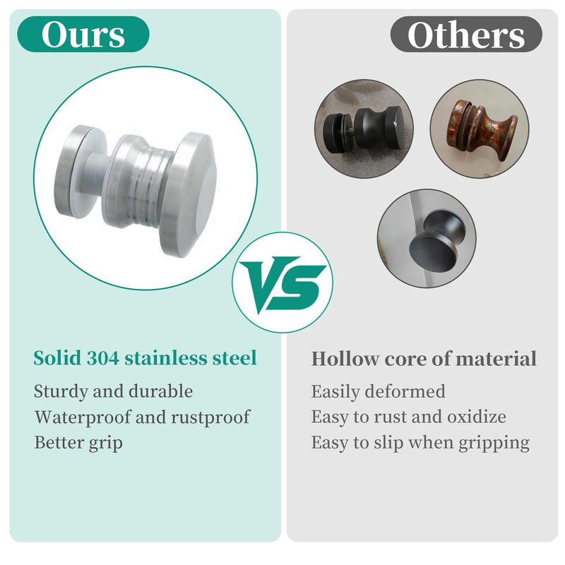 Alise Shower Glass Door Handle,Sliding Shower Doors Knob Pull Hardware
