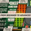 RUNNING HOT Pack of 5 Tri-Fold Poker Cheat Sheets Cards,