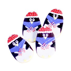 1 Dz. Winter Penguin Cookies! Christmas Themed Party Favors or Cookie Exchange Gift!