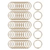 Xiaoyztan 50 Pcs Loose Leaf Opening Ring Buckles Note Book