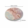 Marble Coasters - Abstract Pink Golden Waves Pattern - Absorbent