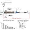 Heschen M12 Inductive Proximity Sensor Switch, Shielded Type, LJ12A3-2-Z/CX, Detector