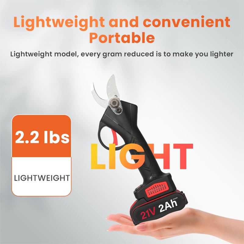 Anbull Electric Pruning Shears, Professional Cordless Electric Pruning Shears Pruner