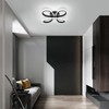 ADISUN Modern LED Ceiling Light, 6000K Semi Flush Mount Ceiling