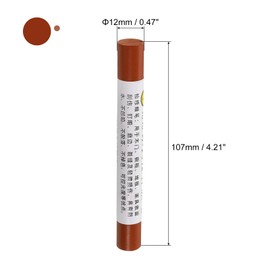 uxcell Furniture Repair Crayons, 3Pcs - Wood Wax Filler Stick, Furniture Markers Touch Up - for Scratches Holes Tables Desks Wooden Floors Cover Ups, Deep Red