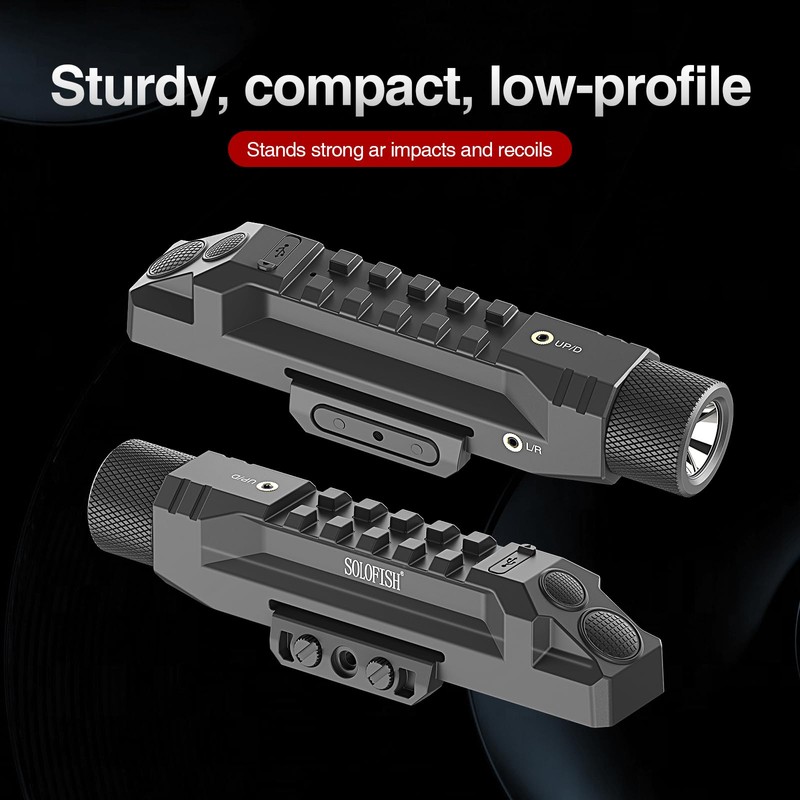 Solofish 1750 Lumens Green Laser Light Combo for Rifle