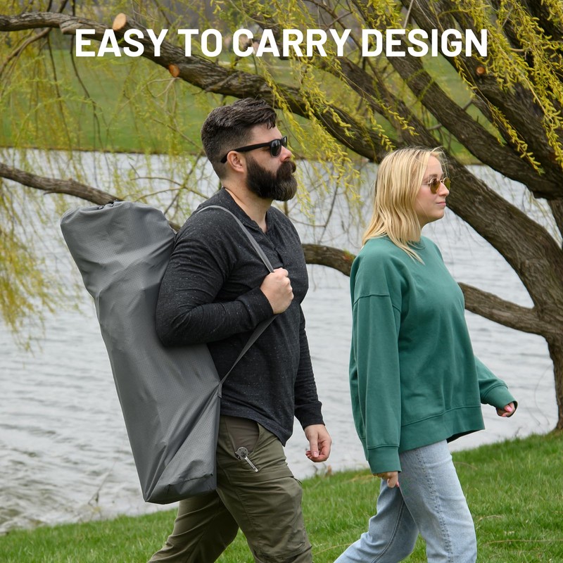 TIMBER RIDGE 2 Person Folding Loveseat Comfortable Double Foldable Camping