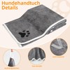 Set of 2 Dog Towels, Extra Absorbent, Microfibre Dog Towels,