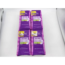 Poise Daily Liners  Regular Length Very Light #2 Absorbency 4 Packs of 48 each