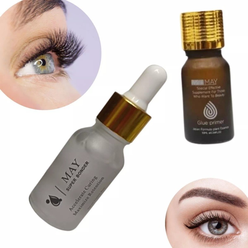 May Sellador Super Bonder + Primer Extensiones Pestañas Lashes