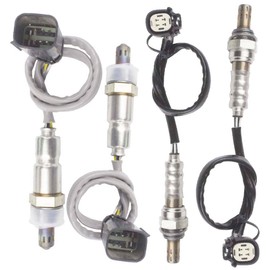 higherbro 4PCS Oxygen Sensor 1 & 2 for 2011-2014 Ford Edge 3.5L/3.7L; 2011-2012 Ford Explorer 3.5L Upstream + Downstream