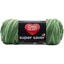 Red Heart Super Saver Yarn-Green Tones