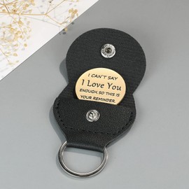 MIXJOY Little Pocket Hug Token Thinking of You Miss You Gift, I Love You Daily Reminder, Long Distance Gift, Anniversary Birthday Gifts for Her Him, Cheer up Gifts for Family Friends (Gold)