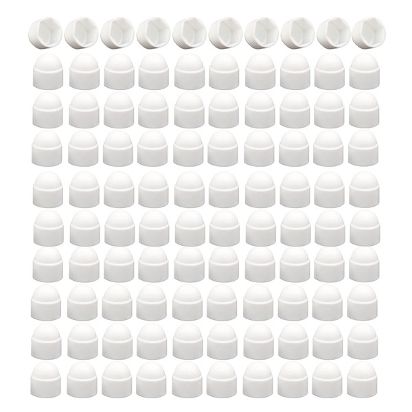 M5 (8mm Wrench) Plastic Nut and Bolt Protection Dome Cover,