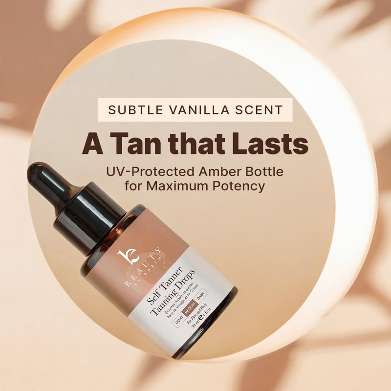 Beauty by Earth Self Tanning Drops - Face Self Tanner