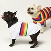 Fitwarm 3 Pack Rainbow Striped Dog Shirt, Dog Summer Clothes