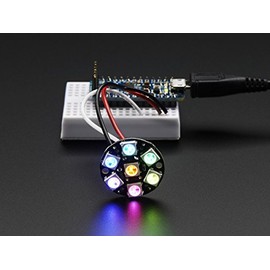 Adafruit NeoPixel Jewel - 7 x WS2812 5050 RGB LED with Integrated Drivers [ADA2226]