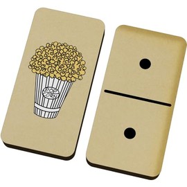 Azeeda 'Bag Of Popcorn' Domino Set & Box (DM00040025)