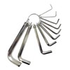 L-shaped Hex Wrench Set, Portable for Bicycle & Motorcycle Maintenance, 10-piece Set / ㄱ자 육각렌치세트 자전거 오토바이 정비 휴대용 10p