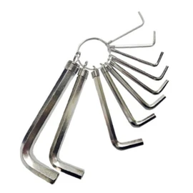 L-shaped Hex Wrench Set, Portable for Bicycle & Motorcycle Maintenance, 10-piece Set / ㄱ자 육각렌치세트 자전거 오토바이 정비 휴대용 10p