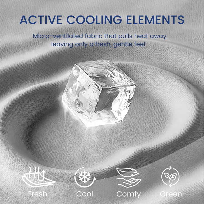 Premium Cooling Blanket for Medium Dogs, Cool-to-Touch Washable Mat for