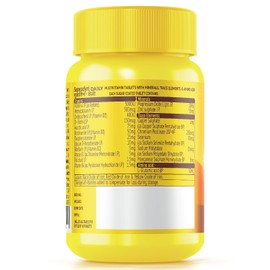 Generic Sup.radyn Daily, Multivitamin with Biotin, Vitamin C, Vitamin D3, Calcium, Zinc for Daily Immunity & 2X Energy for Men & Women 60 Tablets